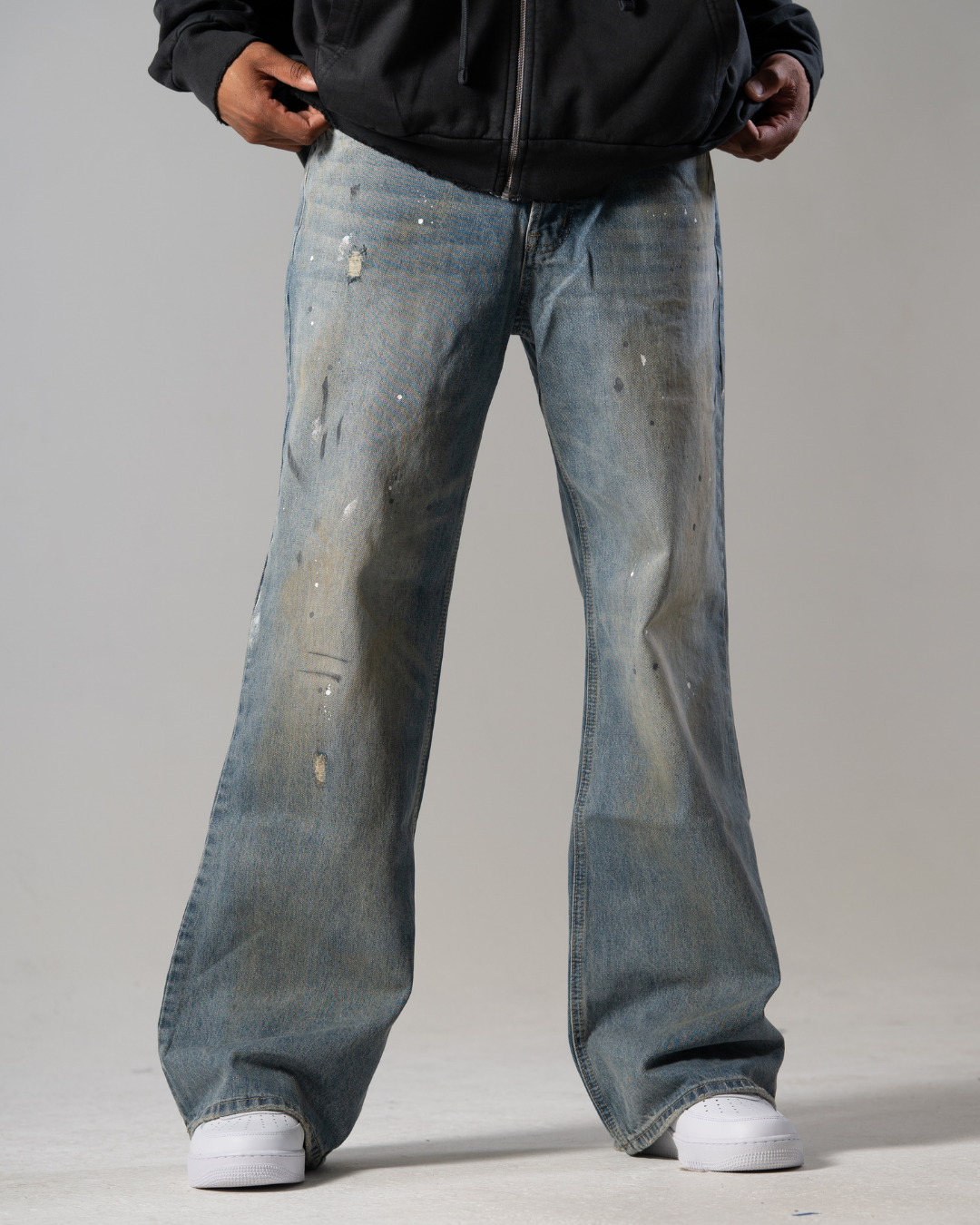 PAINT SPLATTER DENIM