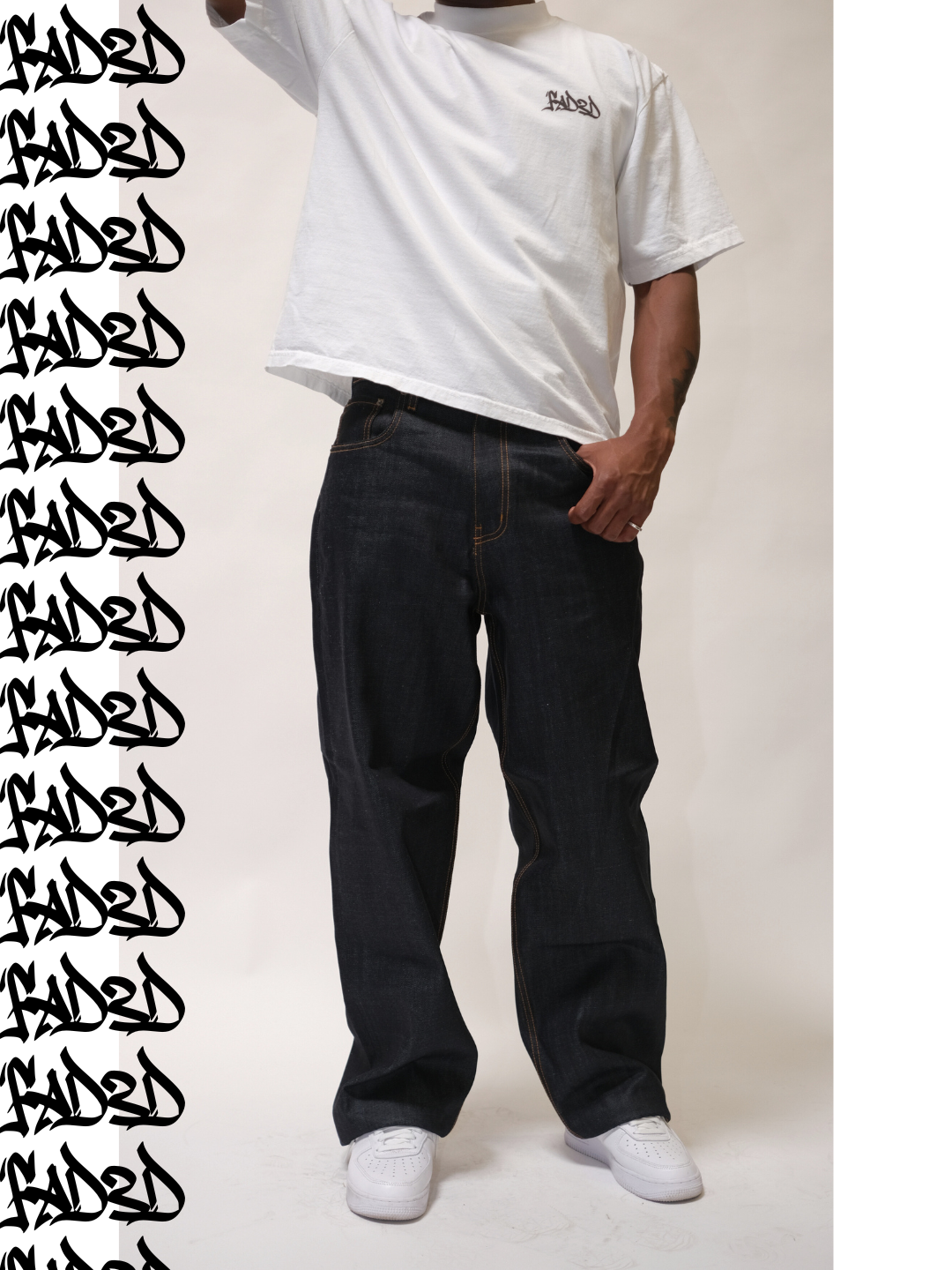 F3 RAW DENIM - BAGGY