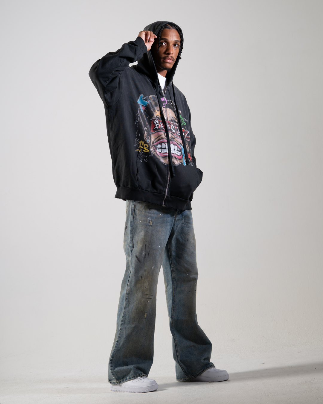 PAINT SPLATTER DENIM