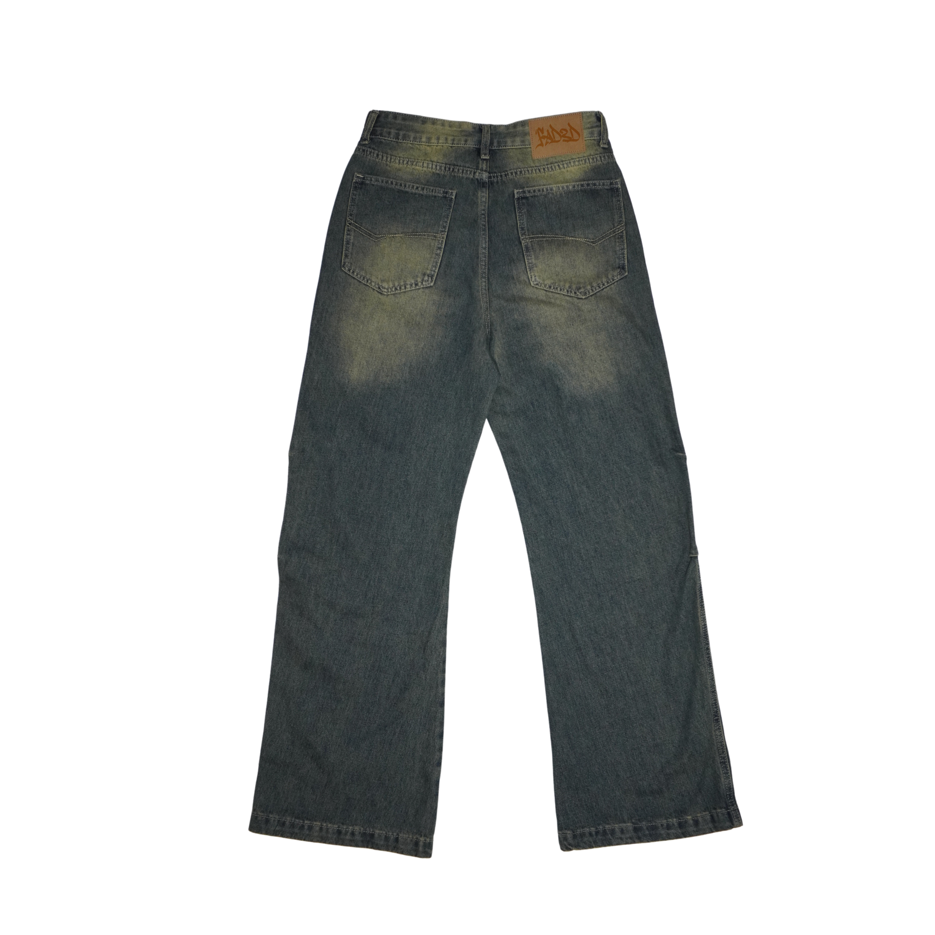 Alternative Men's Shadow Wash Post Game Crew T-Shirt - Garment Dyed Slub Tee With Shirttail Hem - View #11