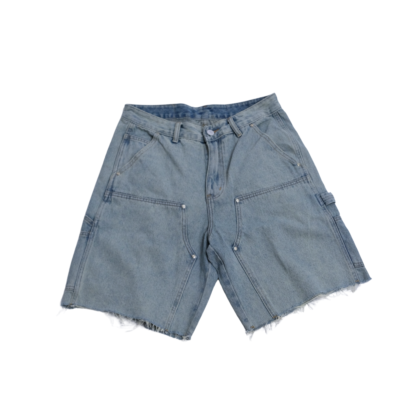 DOUBLE KNEE SHORTS - BLUE
