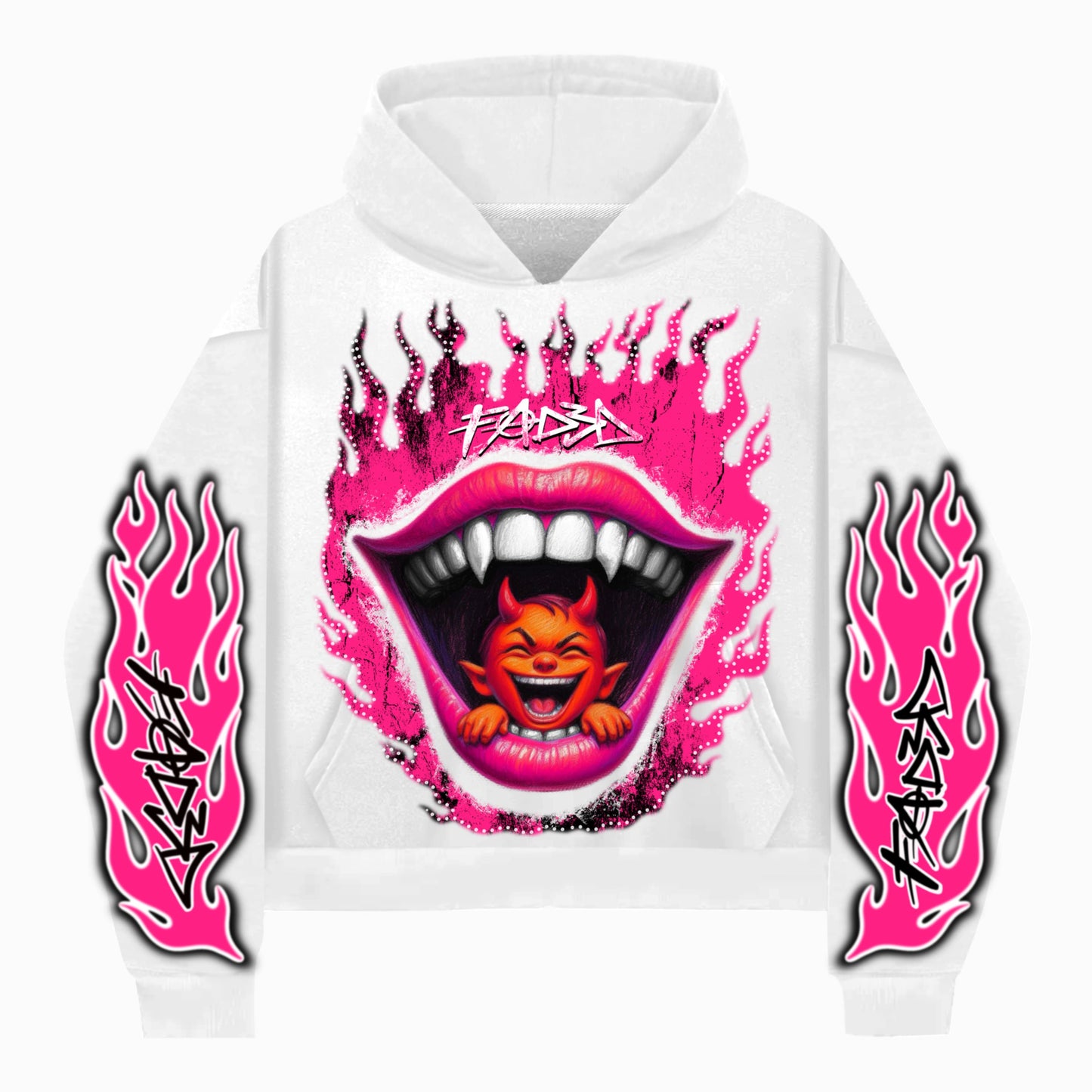 FAD3D FLAMES HOODIE